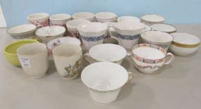 Twenty Three Porcelain Tea Cups