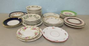Group of Porcelain Saucers and Plates