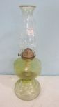 Vintage Glass Oil Lamp