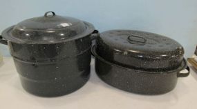 Granite Ware Covered Cooking Pots