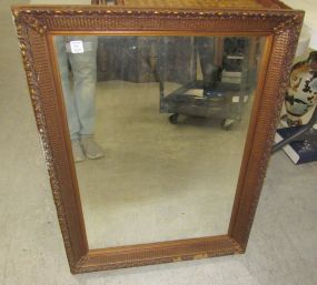 Gold Wood Framed Mirror