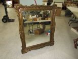 Vintage Ornate Gold Framed Mirror