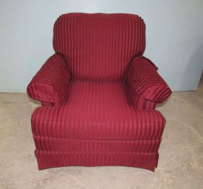 Laz-z-Boy Burgundy Striped Chair