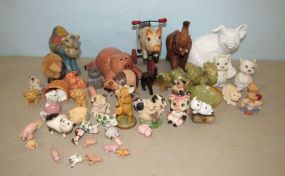 Large Collection of Animal Figurines