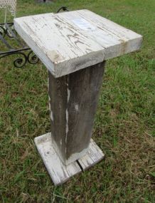 Homemade Wood Pedestal