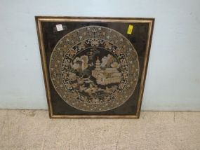 Framed Asian Design Needlework