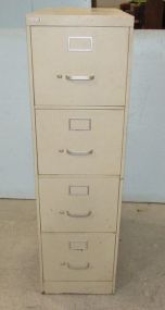 Four Drawer Metal File Cabinet