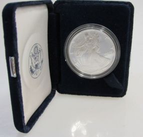 1995 Silver American Eagle One Dollar Coin