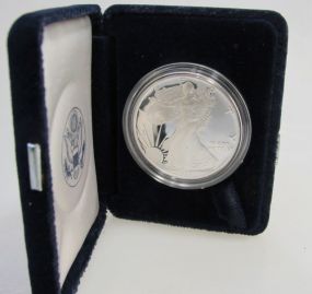 1995 Silver American Eagle One Dollar Coin