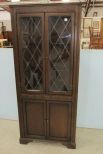 Modern English Style Corner Cabinet