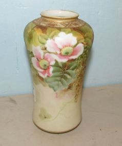 Hand Painted Nippon Porcelain Vase