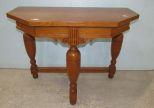 Oak Art Deco Wall Console