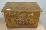 Brass Victorian Style Coal Scuttle Hod Box