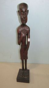African Carving of Man