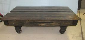 Handmade Rustic Industrial Style Coffee Table