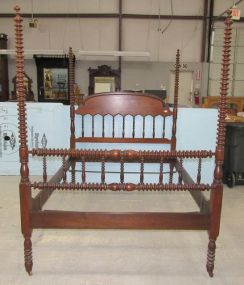 Mahogany Jenny Lind Four Poster Bed