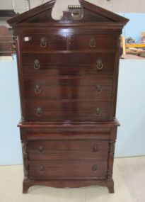 D.M. Read Mahogany Hi Boy Chest of Drawers