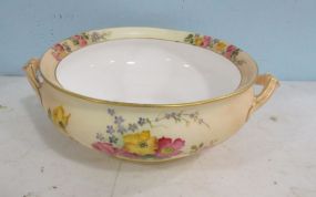 Royal Worchester Hand Painted Porcelain Bowl