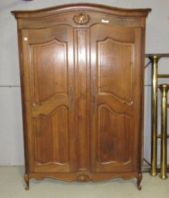 Antique Louis XV Style Two Door Armoire