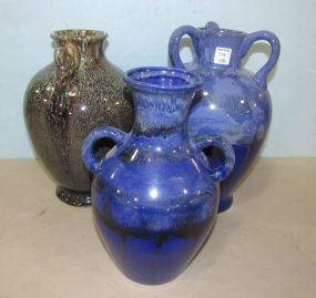 Three New Glazed Ceramic Vases