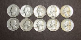 Ten 1932-1959 Quarters
