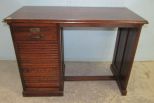 Oak Drop Front Writing Desk