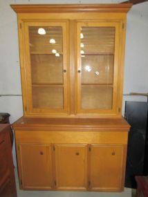 Handmade Two Door Hutch