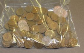 175 Canadian Pennies