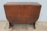 Vintage Oak Drop Leaf Table