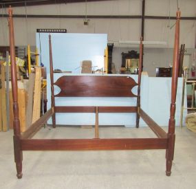 Mahogany Four Poster Bed Made By W.F. Ellzey