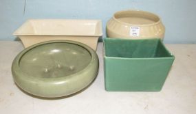 Four Pieces of McCoy and Haeger  Pottery