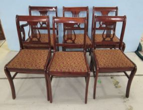 Six Duncan Phyfe Mahogany Dining Chairs