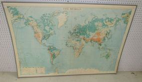 1959 Aero Relief World Map