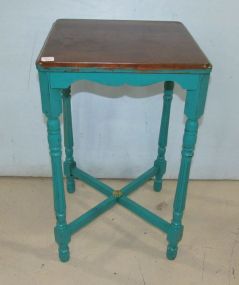 Modern Turquoise Lamp Table