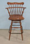 Ethan Allen Spindle Back Bar Stool