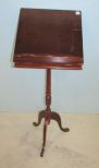 Mahogany Pedestal Book Stand