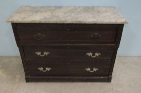 Antique Marble Top Chest