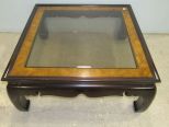 Glass Top Square Coffee Table