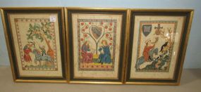 Three Medieval Style Framed Prints