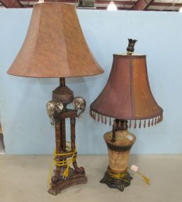Two Modern Decorative Table Lamps