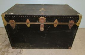 Vintage Black Luggage Trunk
