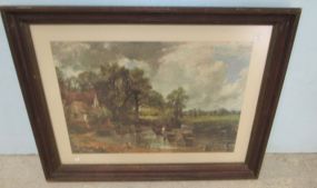 Framed Landscape Scene Print