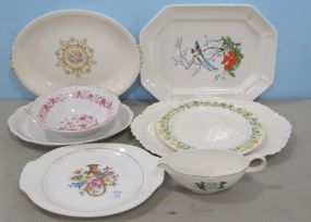 Collection of Serving Platters and Bowl