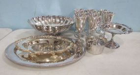 Silver Plate Cups and Dishes