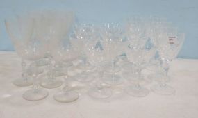 Collection of Crystal Stemware