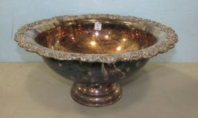 Silver Plate Large Punch Bowl