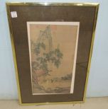 Framed Asian Design Block Print