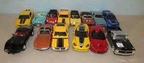 Fourteen Collectible Model Cars