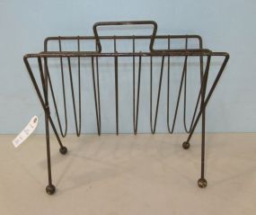 Metal Magazine Rack