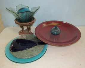 Collection of Glass and Pottery Decor